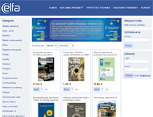Tablet Screenshot of knihy.eshop.elfa.sk